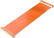 Yoga Sliding Mat Indoor Sport Speed Skating Training Board Mat Ice Hockey Roller Skating Leg Exercise Orange Color 200cm