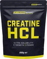 CREATINE HCL 200G - (Ultra Pure) Strength - Power - Muscle - Brain - Easily D...