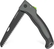7 Inch Folding Hand Pruning Saw, Heavy Duty Foldable Camping Saw with 7” Hardene