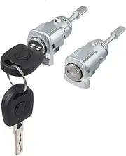 CLEZON Left Right Door Lock Barrel Cylinder, for VW, for Golf 4 IV MK4, for Bora, A6, for Skoda, Fabia, for Polo, 1997-2003 OE 604837167/168 Car Door Lock Actuator