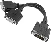 XYWHPGV DMS-59 Male to 2 Dual Link DVI-I 24 4 Pin Splitter Adapter Cable(13a77 f53b0 b8a09 e065c 67b35 9727b
