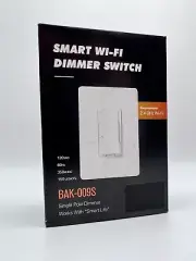 Smart WI-FI Dimmer Switch, Mobile or Voice Control, Timer, Brightness Adjustment