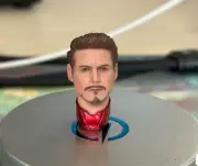 Manipple Tony Stark Iron Man 1/12 DIY head sculpt For MK85 6'' Action Figure