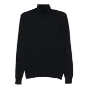 [Fedeli] Fedeli Turtleneck Long-sleeve Sweater 50 IT BLUE