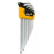 WIHA 66991 13- PIECE MAGIC RING SCREW HOLDING BALL END HEX KEY SET