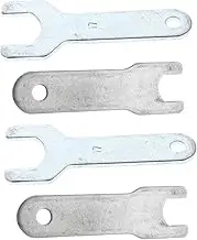 Operitacx 4pcs Pneumatic Angle Grinder Wrench Lightweight Ergonomic Spanner for Tire Repair Sanding Polishing Quick Accessory Change Low Noise Operation Efficient Grinding Tool