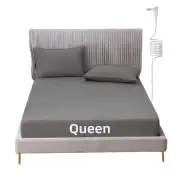 Grounding Sheet Queen Size with 15ft Cord, 90% Organic Cotton + 10% Silver Fi...