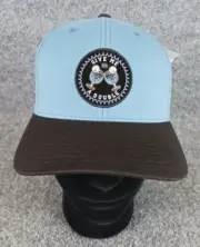 TRAVIS MATHEW GIVE ME A SHOT ADJUSTABLE HAT GIVE ME A DOUBLE BLUE & BROWN