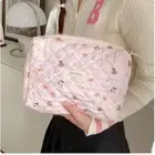 Soft and Breathable Make Up Case Quilting Handbags Mommy Bag