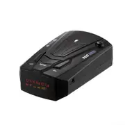 360° AutoTruckerDetector with speed and voice warning system for antispeed trap, red light cameras and complete road coverage (black)