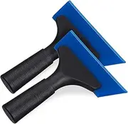 SOESFOUFU Ergonomic Handle Car Window Tint Scraper Squeegee 2pcs Auto Film Vinyl Scraper