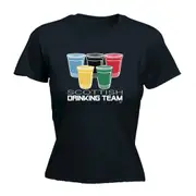 Alcohol Scottish Drinking Team Glasses - Funny Novelty Womens T-Shirt T Shirt Tshirt