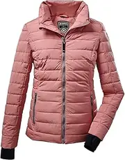 [killtec] Women's Quilted ski Jacket with Zip-Off Snow Guard