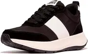 [FitFlop] Women's F-Mode Flow Fabric/Suede/Leather Flatform Sneakers Shoe