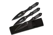 Perfect Point Spider Throwing Knives 3pk (Black)