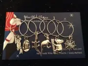 Wine Glass Charms - Set of 6 - Themed Sets - Assorted Designs