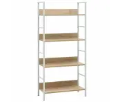 vidaXL 4-Layer Book Shelf Oak 60x27.6x124.5 cm Engineered Wood