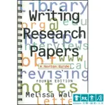 WRITING RESEARCH PAPERS: A NORTON GUIDE, 4/E 研究方法/英語寫作 書林書店