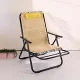 在飛比找遠傳friDay購物優惠-BuyJM五段角度竹蓆涼椅/躺椅