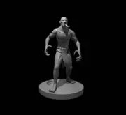 Ghoul Mini - DND - Pathfinder - Dungeons & Dragons - RPG - Tabletop - mz4250- Mi