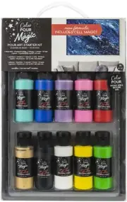 American Crafts Color Pour Magic Starter Kit 35/Pkg-