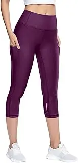 [Generic] Womens Yoga Pants Tummy Control Running Sweatpants Sexy Buttery Soft Regular & Plus Size, Purple, Medium