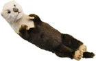 HANSA Stuffed Sea Otter 42cm SEA OTTER Plush Toy from Japan BH8145 from JAPAN