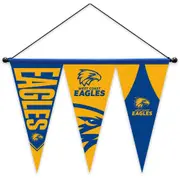 West Coast Eagles AFL Multi Pennant Wall Hanger Flag Bunting