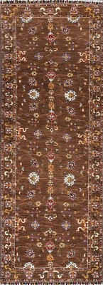 3x9 ft Ziegler Floral Oriental Runner Rug Hand-knotted Wool Hallway Carpet New