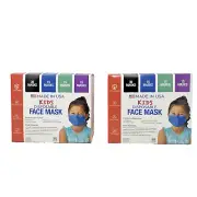 150x Kids Disposable Face Masks 3-Ply Earloop Latex-Free Breathable Made in USA
