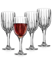 Godinger Pleat Goblet Glasses (Set of 4)