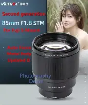 Viltrox 85mm F1.8 II Auto Focus AF STM Lens for Fujifilm Fuji X-T3 T20 T4 Camera