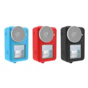 Silicone Protective Cover with Lens Cap Parts for DJI Osmo Action 4/3 Camera