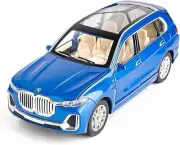 Metal Pull Back Die-cast Car 1:24 Big B M W X7 Diecast Metal Pullback Toy car.