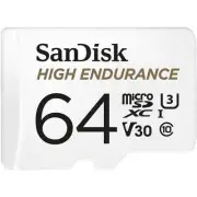 SanDisk High Endurance 64 GB Class 10/UHS-I (U3) microSDXC (sdsqqnr064gan6ia)