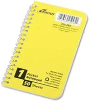 Recycled Memo Books in White [Set of 4] Size: 5" W x 3" D