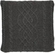 Dark Heather Gray with Feather Down Insert Pillow