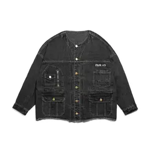 PHANTACI DENIM JACKET 牛仔外套 兩色(黑/藍)