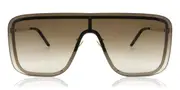 Saint Laurent SL 364 MASK 006 Men's Sunglasses Gold Size 99