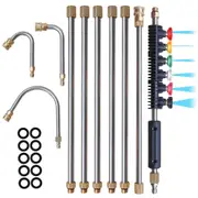 Pressure Washer Extension Wand 10 Pack General Power Washer Lance 1/4 Inch Quick Connect 4000 PSI