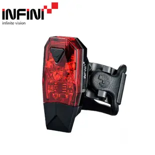 【INFINI】MINI LAVA I-261R 台灣製4模式8流明後紅光LED警示燈/尾燈