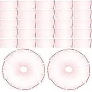 COLLBATH 50pcs Reusable Mesh Produce Bags Drawstring Onion Storage Bags for Potatoes Sweet Potatoes and Vegetables Net Pouches