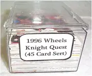 1996 WHEELS KNIGHT QUEST. 45 CARD SET. MINT CONDITION