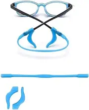 [AIMALL] Silicone Glasses Lanyard Eyeglasses Holder Neck Cord Strap Ear Grip Hooks Kids - Adjustable Silicone Glasses Strap