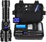 Rechargeable Flashlights High Lumens XHP99 990000 Lumens Brightest LED Tactical