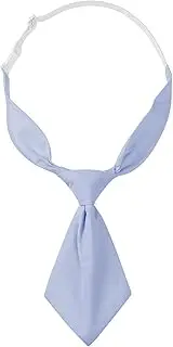 [Elerevyo] Women's Pre-tied Short Ties Solid Color Small Tie for Uniform School