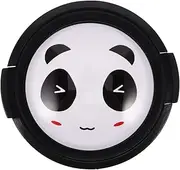 QUMIIRITY Cute Panda Pattern Lens Cap Easy Pinch Mechanism for Camera Lens Security