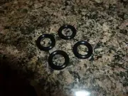 Keeper Saver Band Clasp Holder 4 Pieces Black for Fitbit Flex Alta Garmin