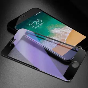 iPhone6 6SPlus 滿版軟邊藍光9H玻璃鋼化膜手機保護貼(iPhone6sPLUS保護貼 iPhone6sPLUS鋼化膜)