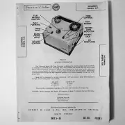 Columbia Model 461 Open Reel Tape Deck Recorder - SAMS Photofact ™ 1956 - New
